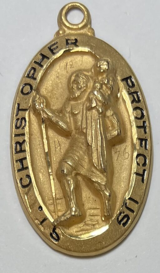 Saint Christopher Gold Protector - previously owned